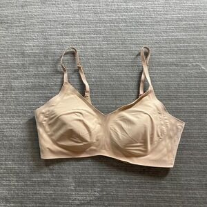 Honeylove Bra Women M Beige Silhouette Lift-wear Padded Hook & Eye Classic